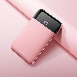 CAFELE Mini Power Bank Dual USB LED Display Portable External Battery Charger Powerbank For iphone X 8 samsung S9 huawei xiaomi